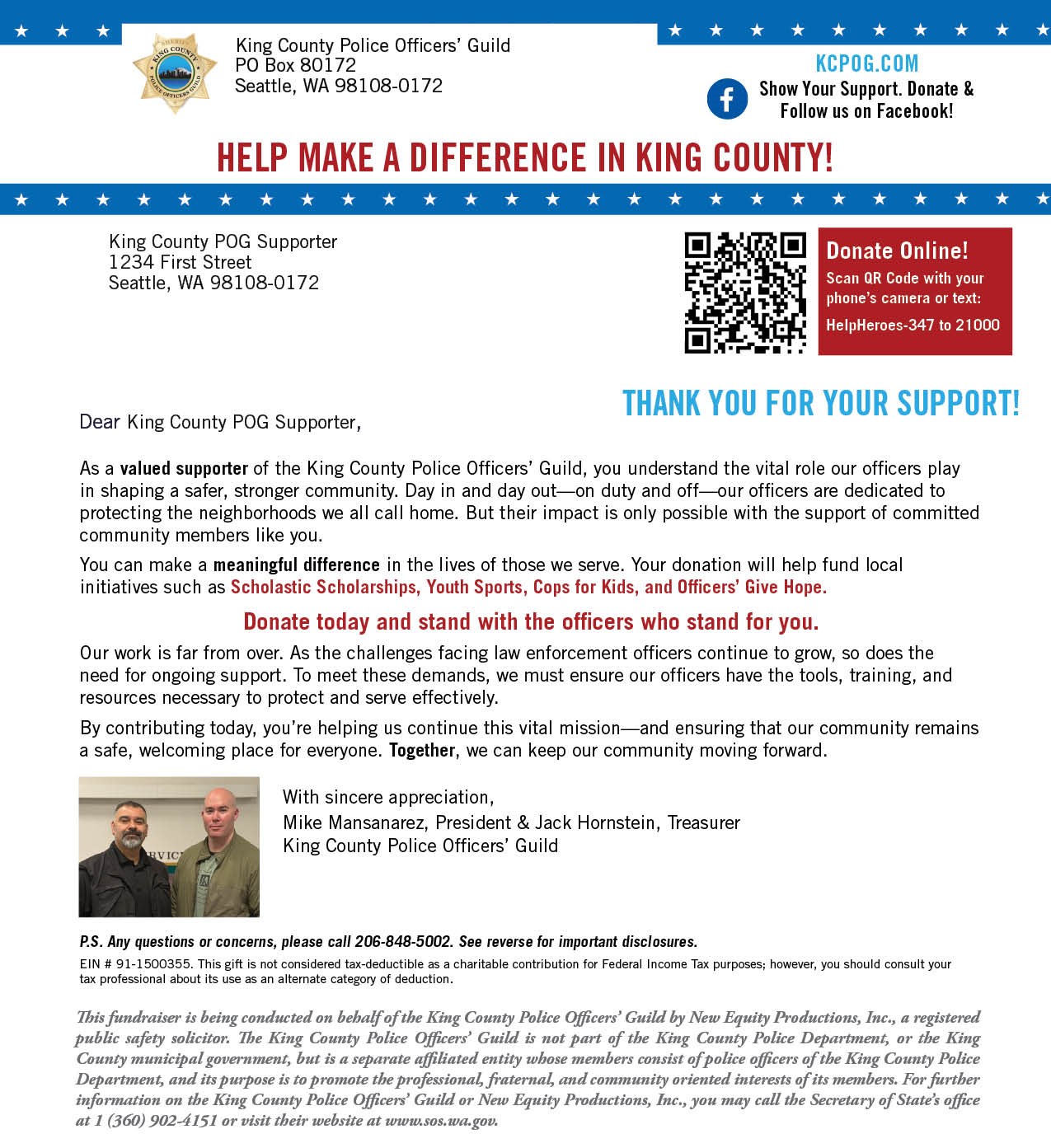 Donation Letter